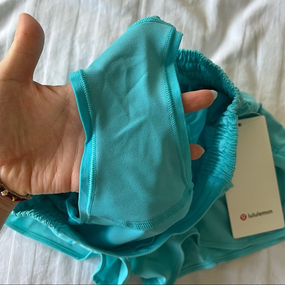 Lululemon hotty hot shorts HR high rise 2.5” inseam electric turquoise - Picture 5 of 15